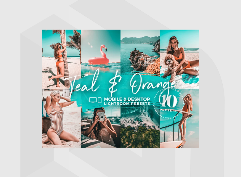 10 Teal Orange Lightroom MOBILE and Desktop Presets