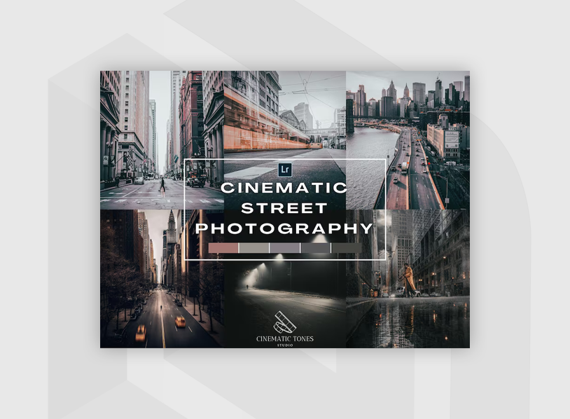 15 Cinematic street presets for Lightroom mobile & desktop