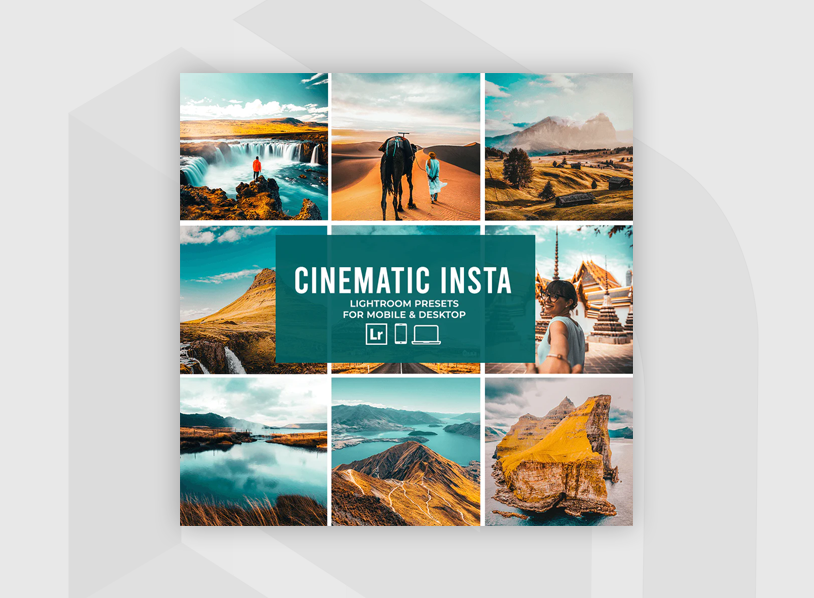 Cinematic insta Lightroom Presets Collection 