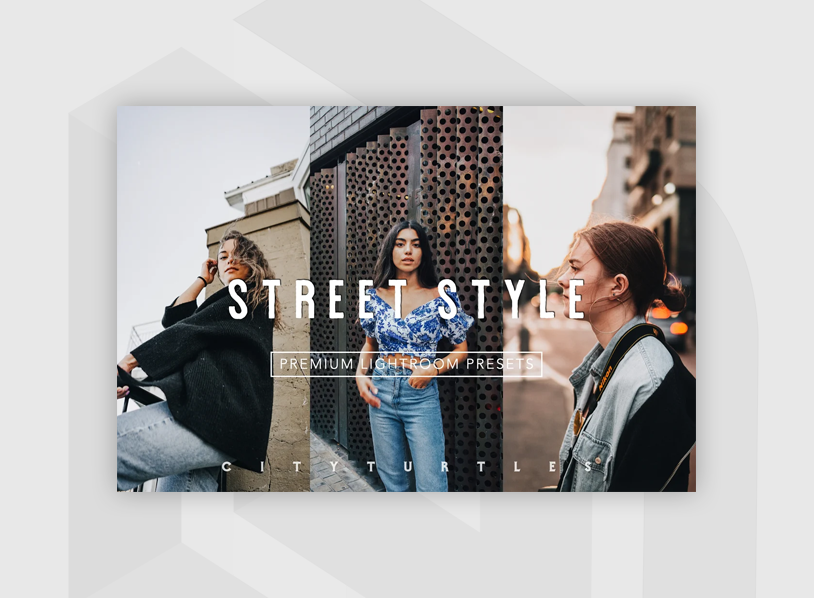 Clean STREET STYLE Lightroom Presets