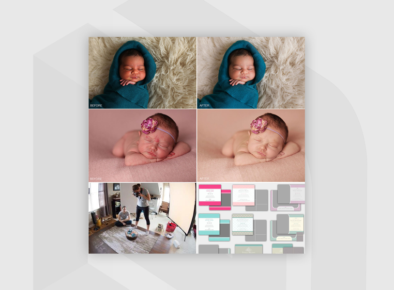 MCP Actions™ Baby Bundle Newborn Photography Editing and Learning Tools
