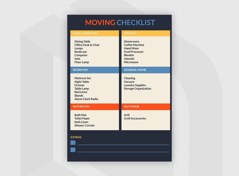 Moving Checklist