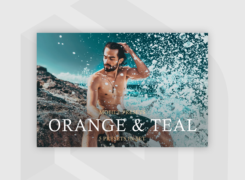 Orange and Teal Mobile Presets