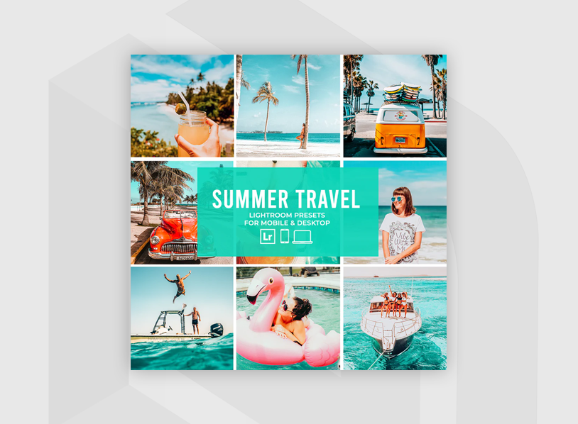 Summer Travel Lightroom Presets Collection 