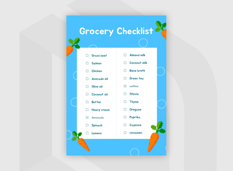 Grocery Checklist