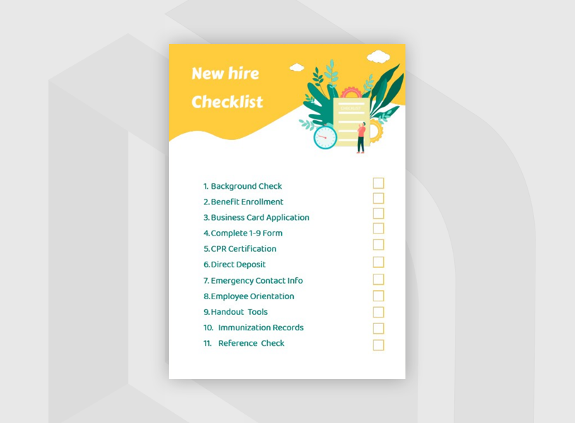 New Hire Checklist