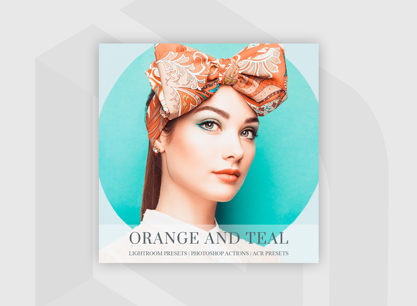 Orange and Teal Collection