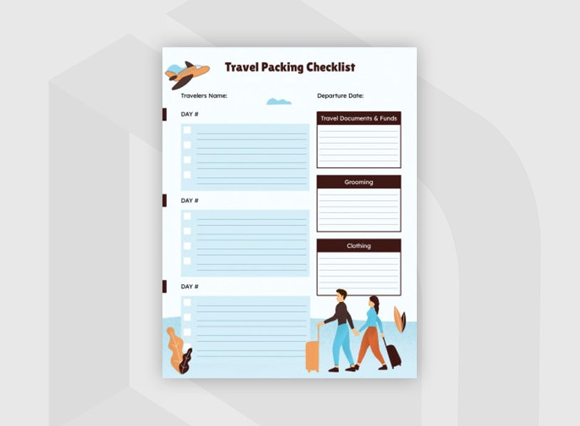 Travel Packing Checklist
