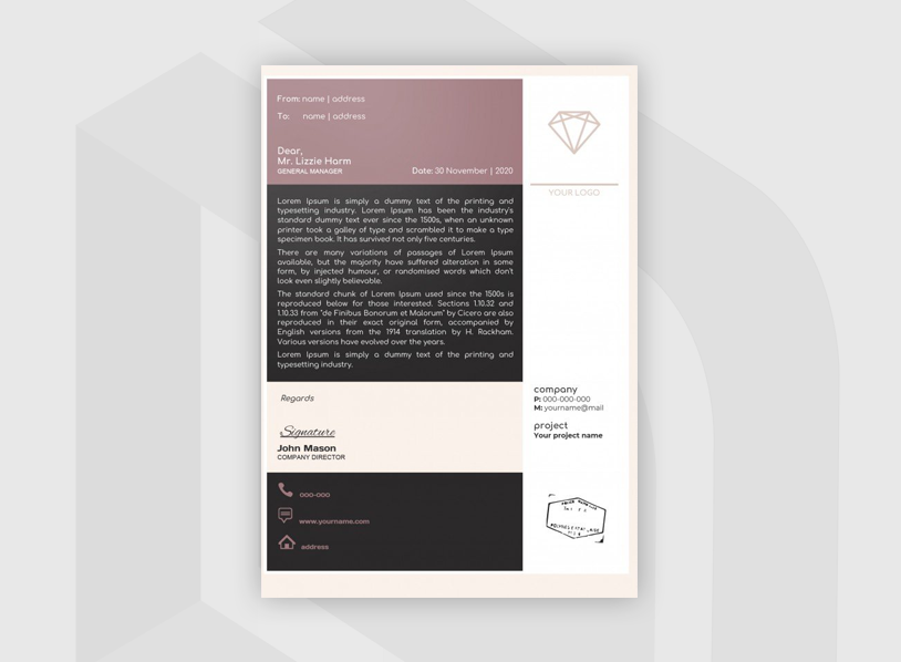 Business Company Letterhead