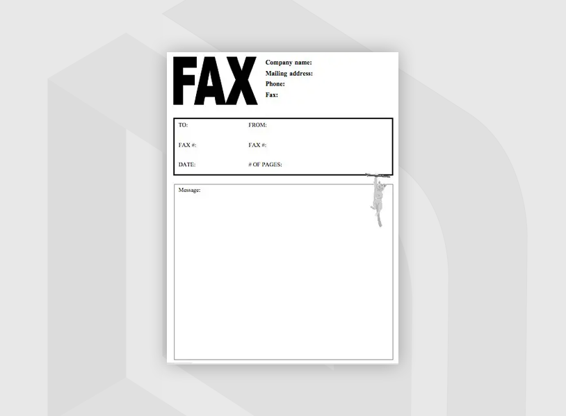 Cat Fax Cover Letter