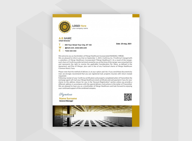 Corporate Letterhead