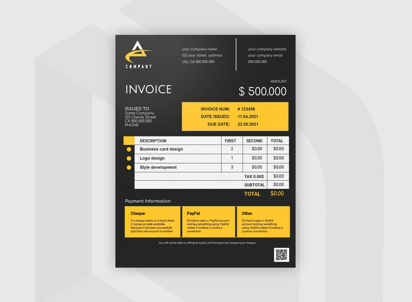 Fabulous Invoice
