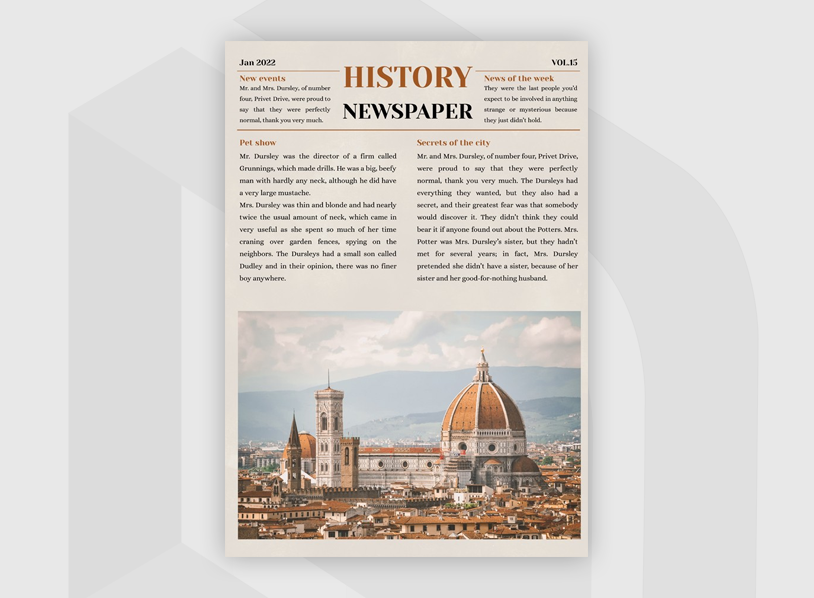 History Newspaper