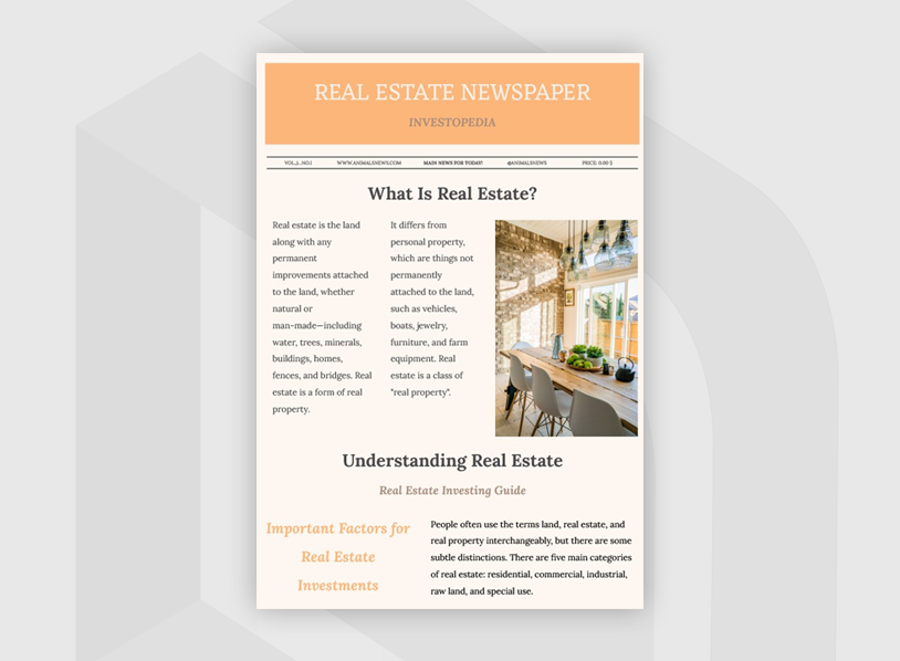 Real Estate Newspaper