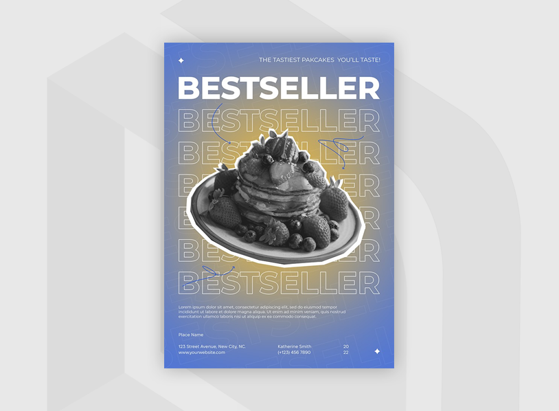 Modern Restaurant Poster