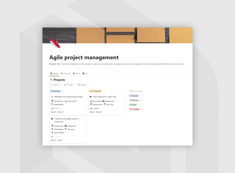 Agile project management