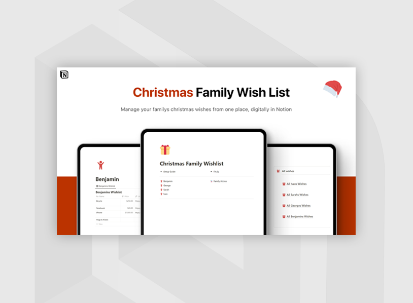 Christmas Family Wish List
