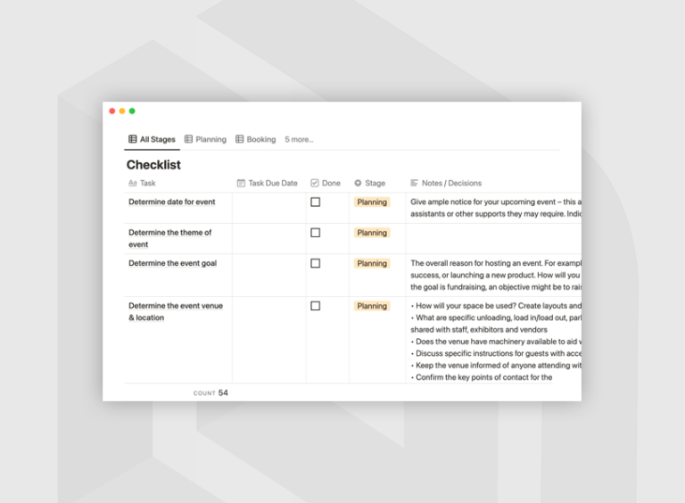 20+ Notion Event Planning Templates Get Organized With Ease