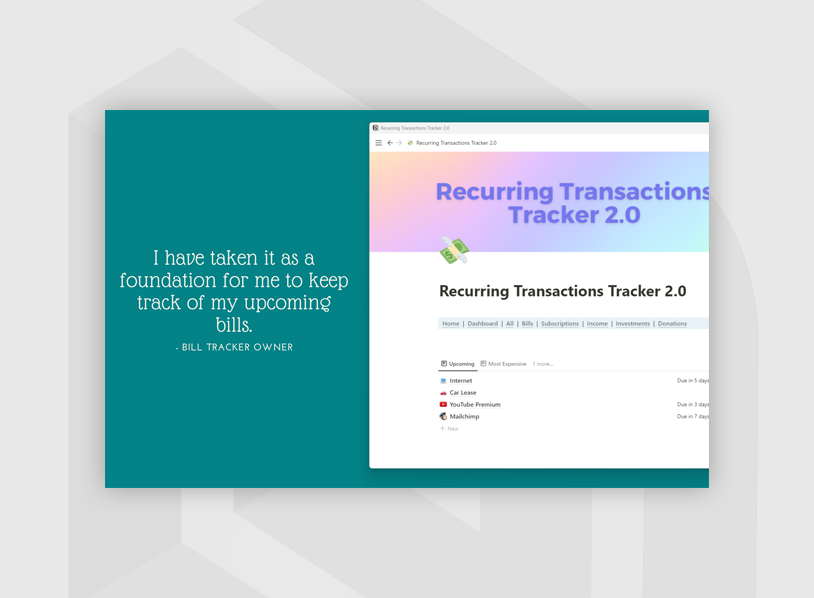 Money in Motion: Keep Track of Your Recurring Transactions with Ease