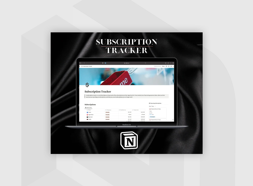 Notion Subscription Tracker