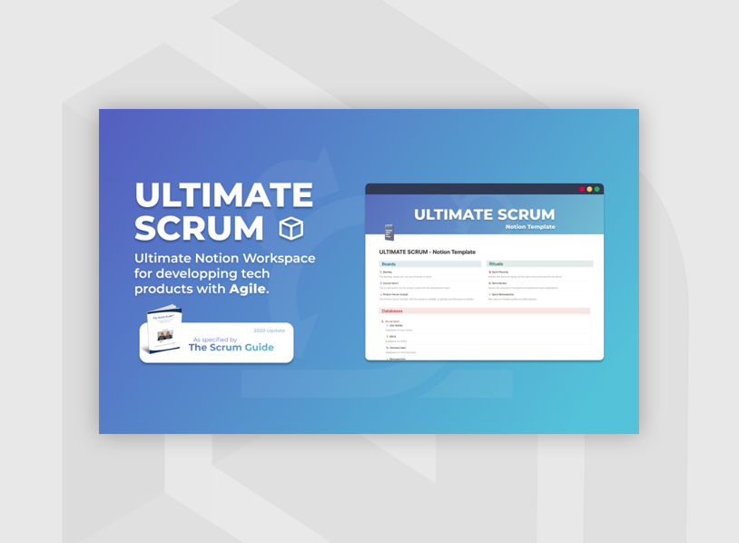 Scrum Dashboard Template on Notion