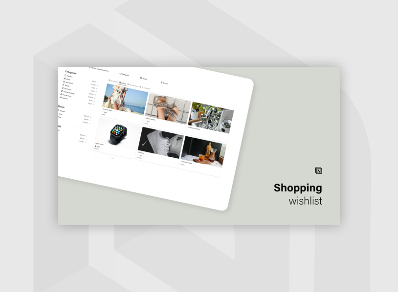 Shopping Wishlist