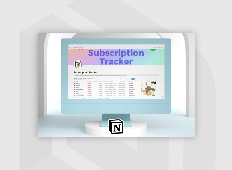 Subscription Tracker - Subscription Organizer and Expense Tracker