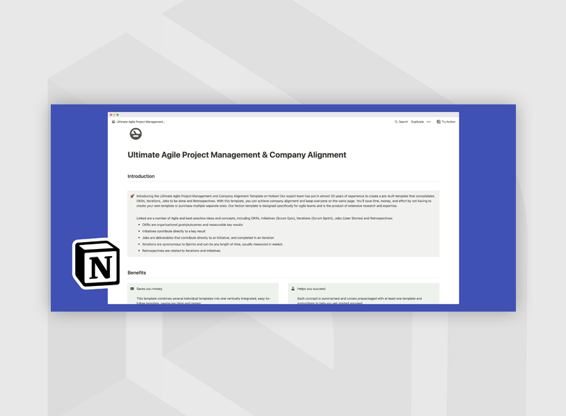 The Ultimate Agile Project Management Template