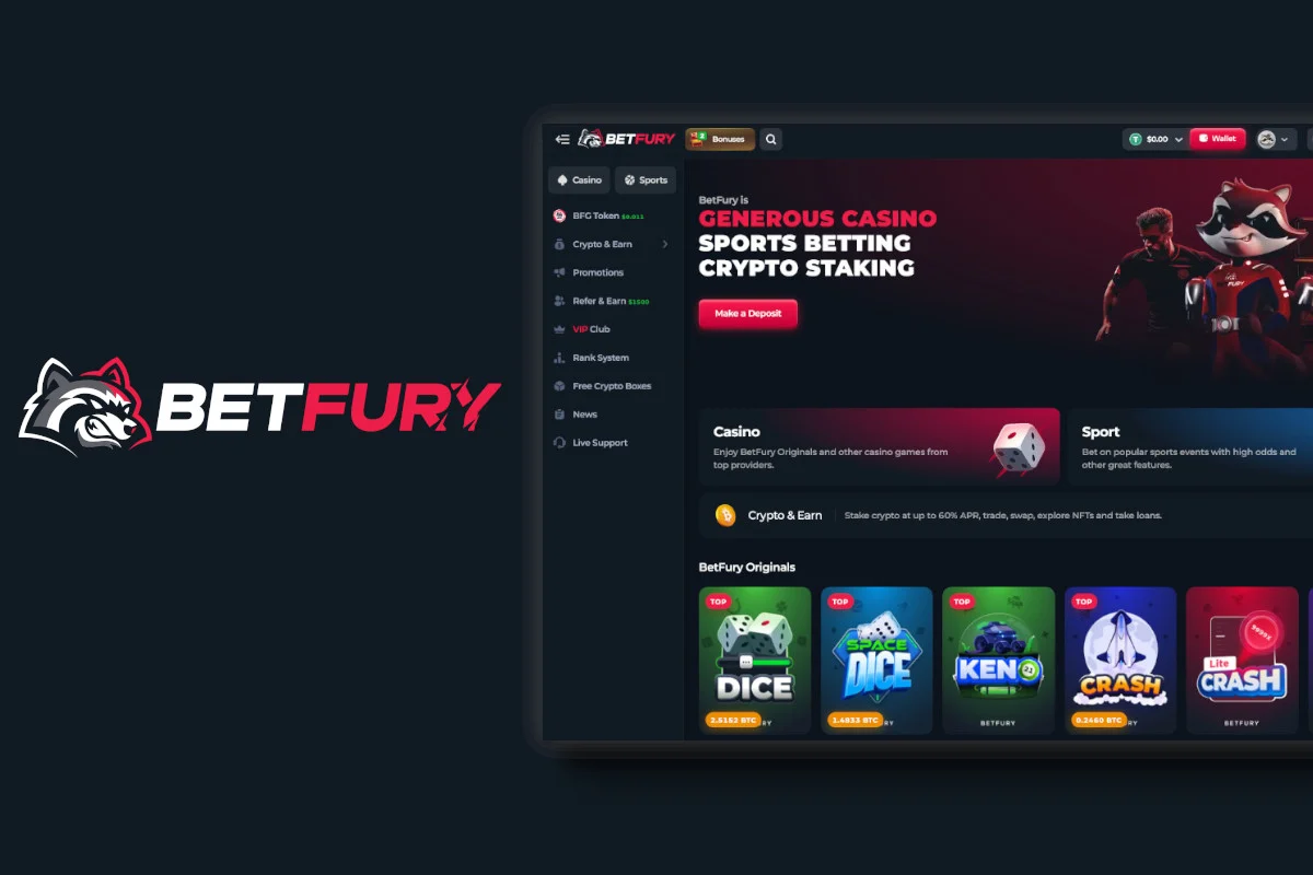 BetFury Review: Crypto Casino With 150% Bonus & 225 Free Spins!