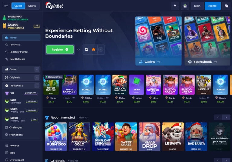 rainbet casino terms of service vpn