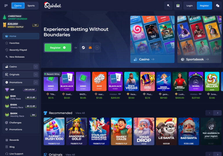rainbet casino promo code