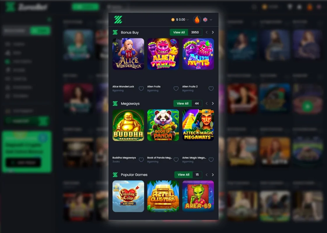 ZunaBet Mobile