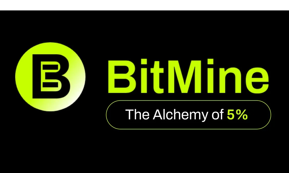 BitMine (BMNR) Stock Climbs 6% After Accumulating Nearly 5% of Ethereum Supply